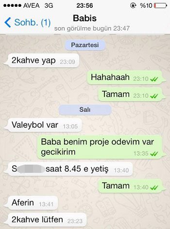 Mesaj atarken iki kez düşünün!
