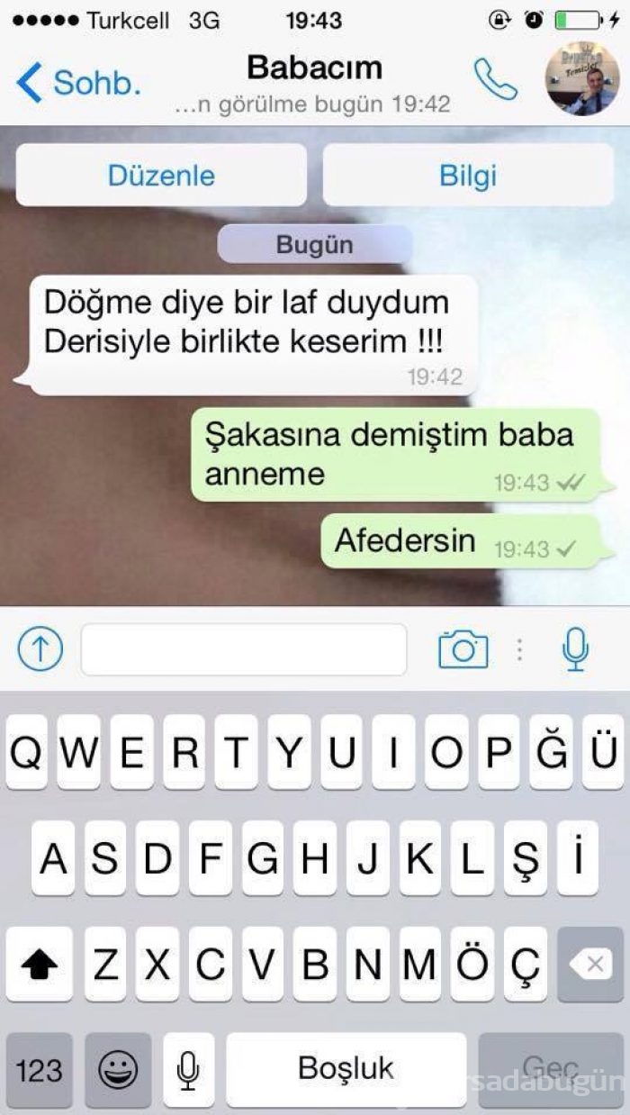Mesaj atarken iki kez düşünün!
