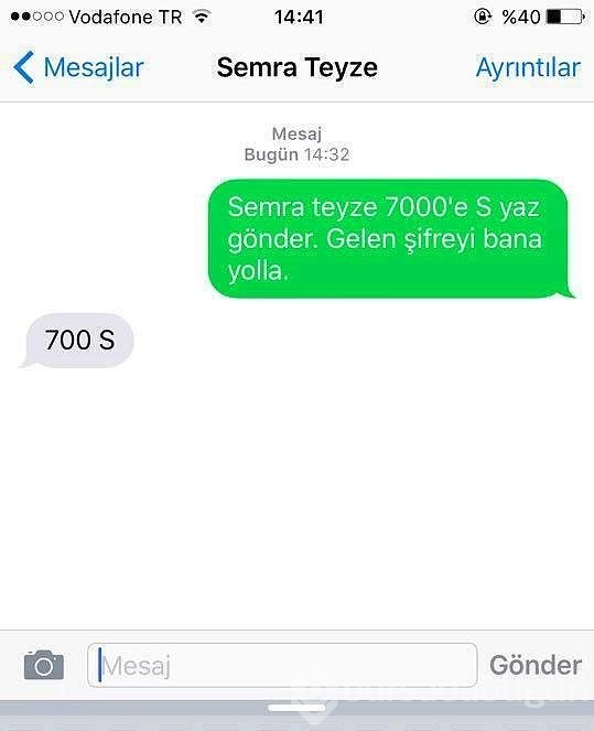 Mesaj atarken iki kez düşünün!
