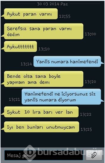 Mesaj atarken iki kez düşünün!
