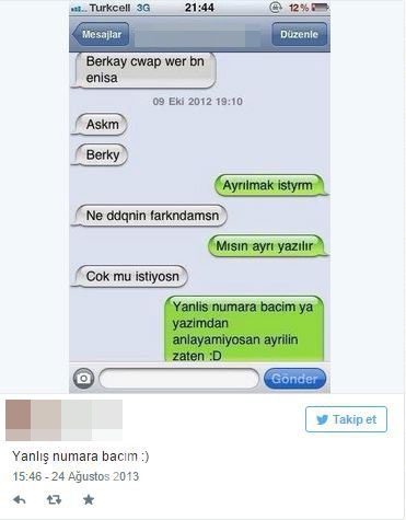Mesaj atarken iki kez düşünün!
