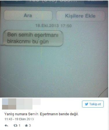 Mesaj atarken iki kez düşünün!
