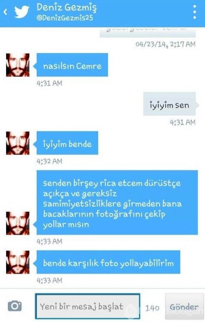 Mesaj atarken iki kez düşünün!
