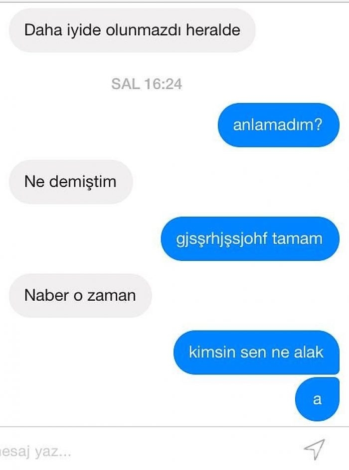 Mesaj atarken iki kez düşünün!
