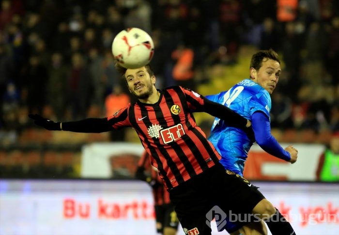 Eskişehirspor-Bursaspor maçından kareler	