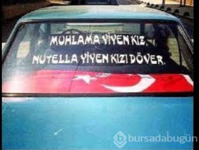 Türklere özgü araba arkası yazıları!