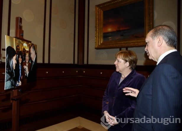 Merkel, Cumhurbaşkanlığı Külliyesi'ne hayran kaldı