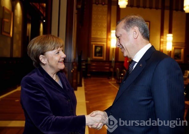 Merkel, Cumhurbaşkanlığı Külliyesi'ne hayran kaldı