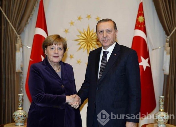 Merkel, Cumhurbaşkanlığı Külliyesi'ne hayran kaldı