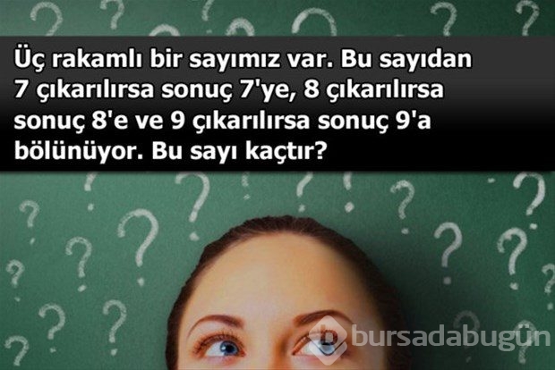 Beyin yakan mantık soruları