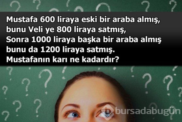 Beyin yakan mantık soruları