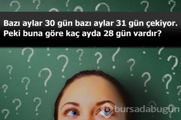 Beyin yakan mantık soruları