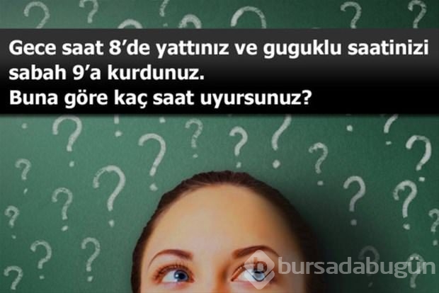Beyin yakan mantık soruları