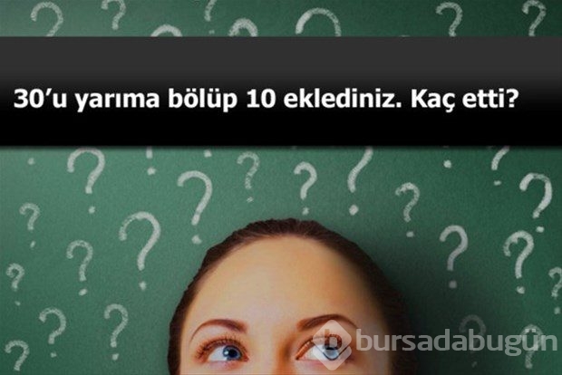 Beyin yakan mantık soruları