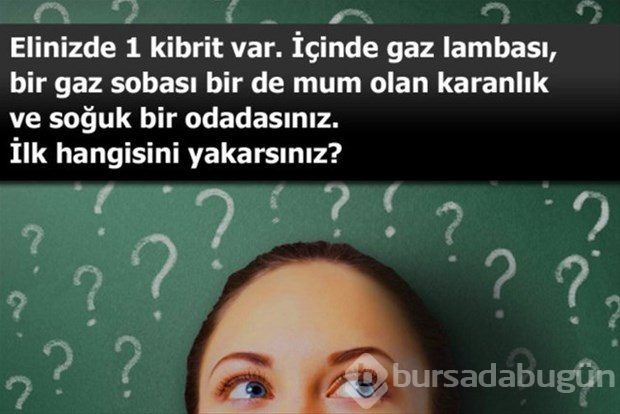 Beyin yakan mantık soruları