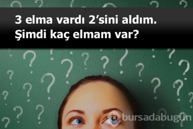 Beyin yakan mantık soruları
