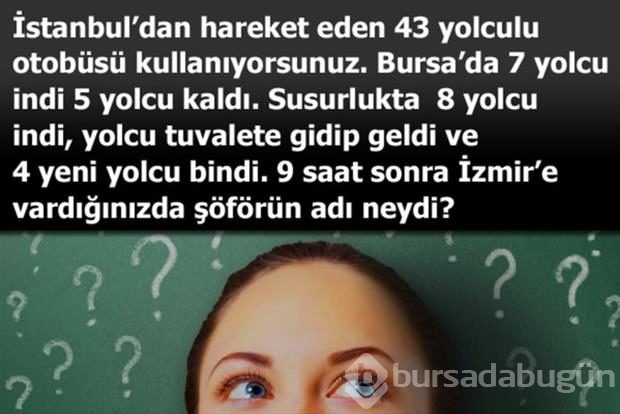Beyin yakan mantık soruları