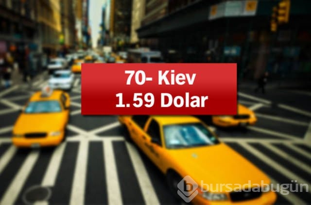 Dünya'da taksi ücretleri