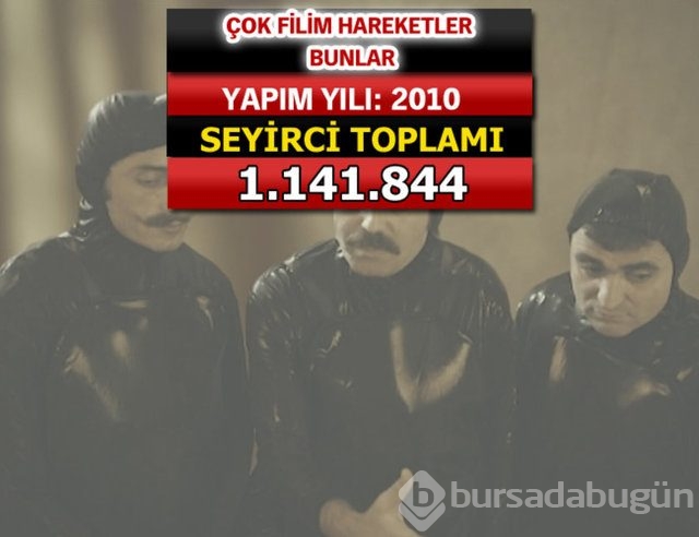 İşte seyirci rekoru kıran filmler