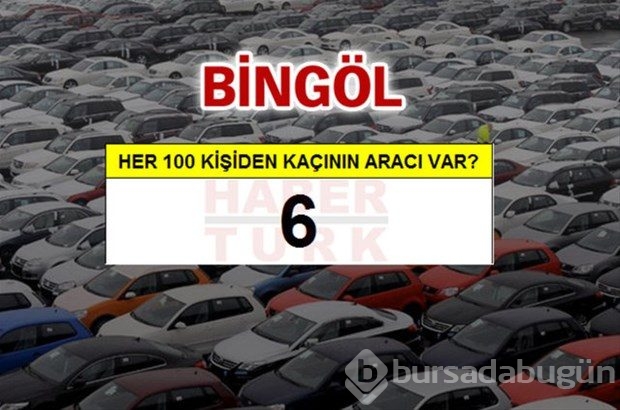 Kişi başına ne kadar araç düşüyor?
