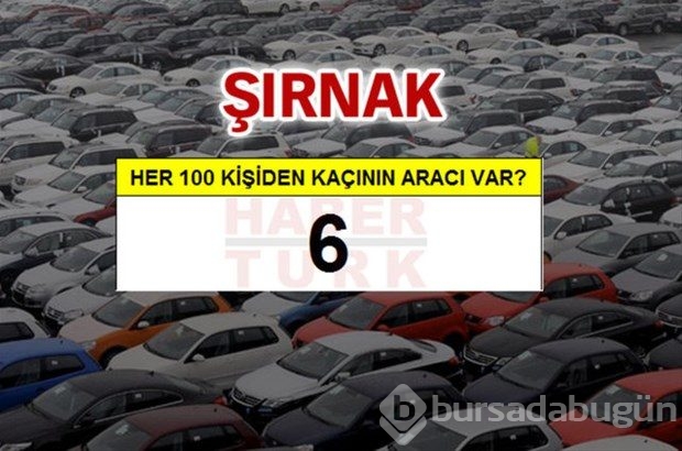 Kişi başına ne kadar araç düşüyor?
