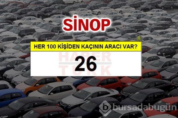 Kişi başına ne kadar araç düşüyor?
