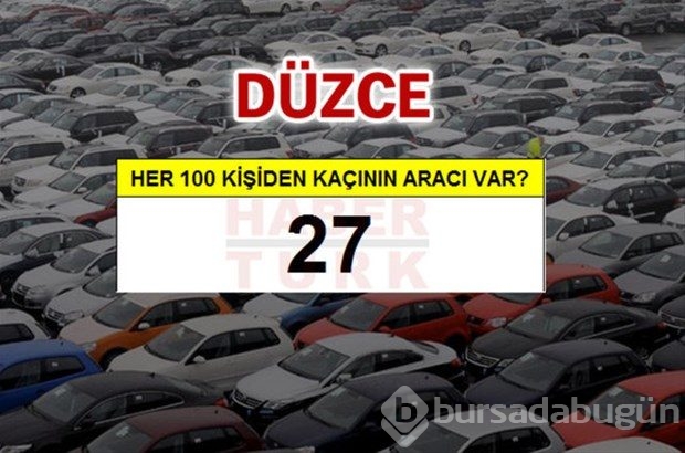 Kişi başına ne kadar araç düşüyor?
