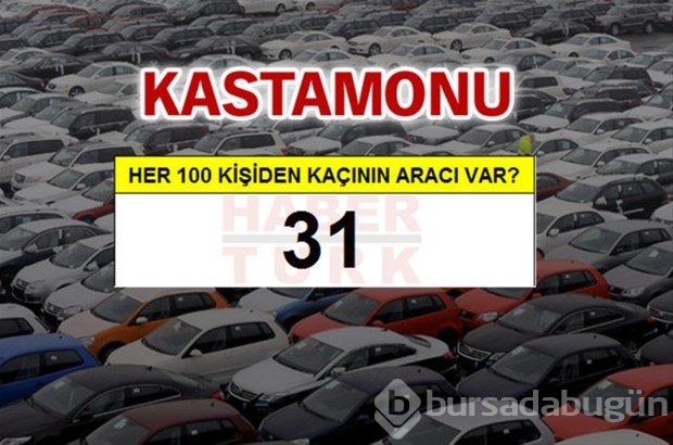 Kişi başına ne kadar araç düşüyor?
