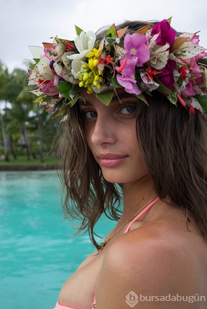 Victoria's Secret melekleri sahile indi