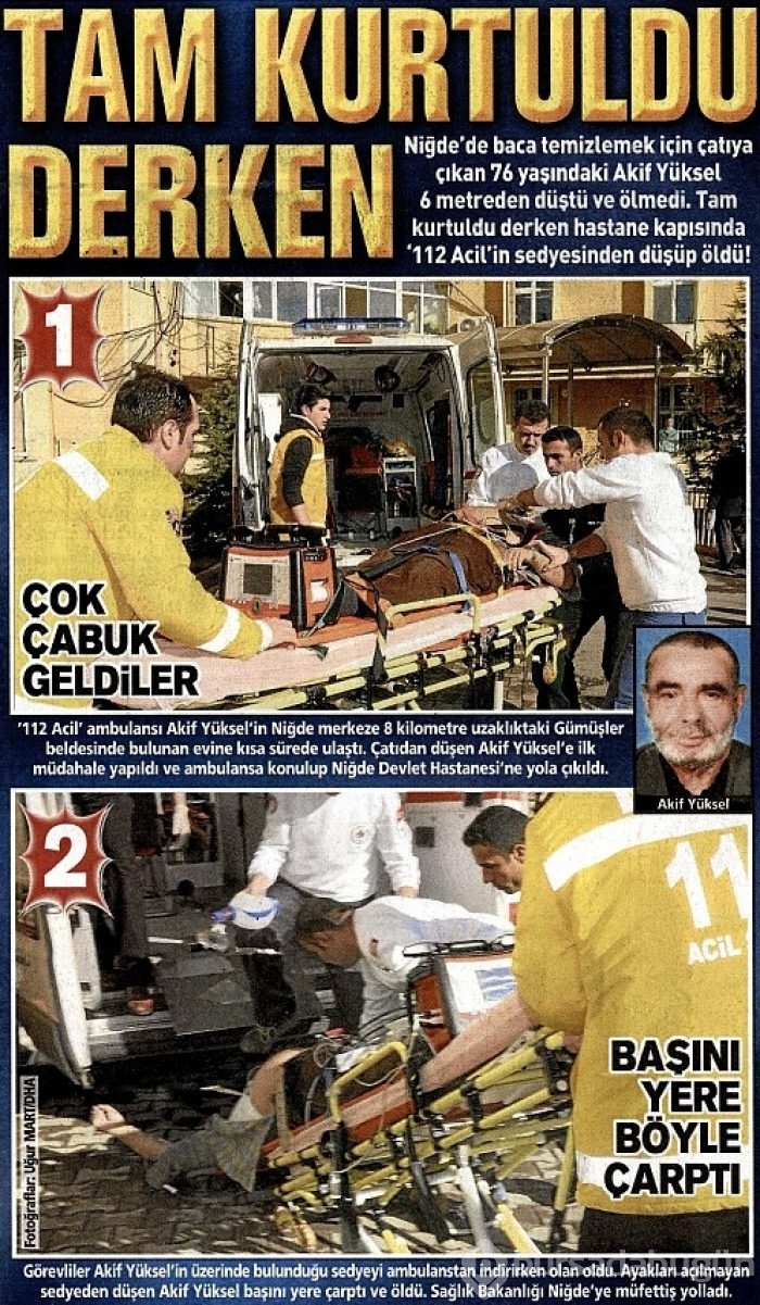 Türklere mahsus ölümler!
