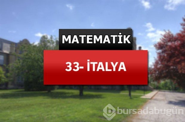 Matematik ve bilimde dünyanın en iyileri
