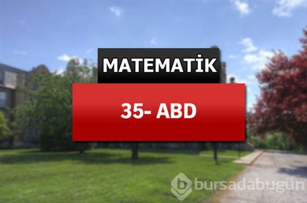 Matematik ve bilimde dünyanın en iyileri
