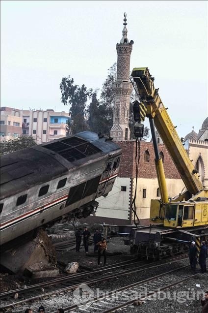 Mısır'da tren kazası
