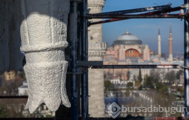 400 yaşındaki minare yeniden örülüyor
