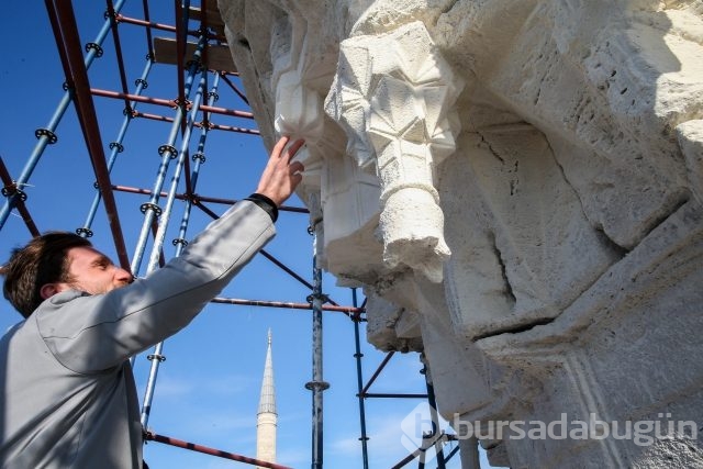 400 yaşındaki minare yeniden örülüyor
