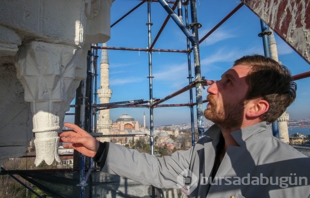 400 yaşındaki minare yeniden örülüyor
