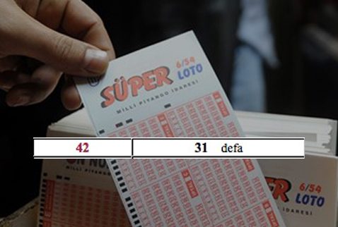 Süper Loto bu rakamlara çıkıyor
