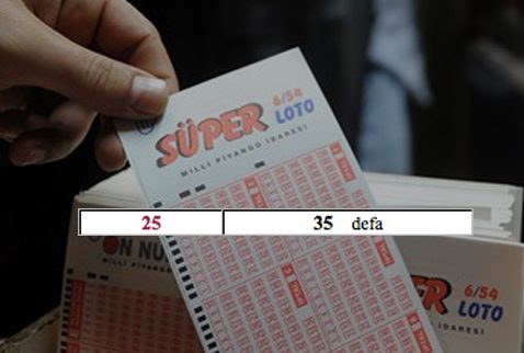 Süper Loto bu rakamlara çıkıyor
