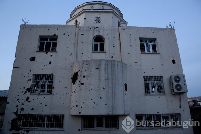 Cizre'deki cami enkaza döndü!	
