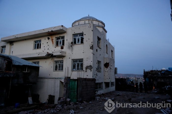Cizre'deki cami enkaza döndü!	
