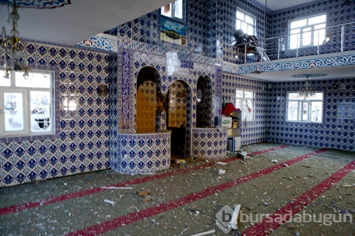Cizre'deki cami enkaza döndü!	
