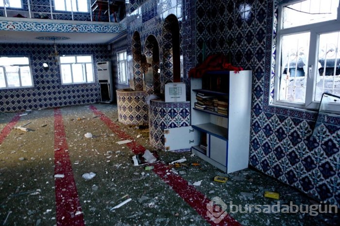 Cizre'deki cami enkaza döndü!	
