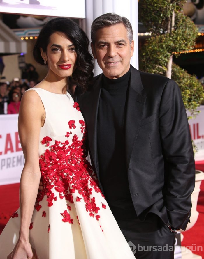 George Clooney ve Amal Clooney	
