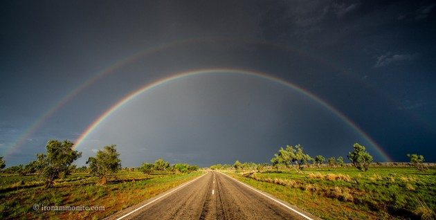 &#8203;Nadir görülen çift gökkuşağının muhteşem fotoğrafları
