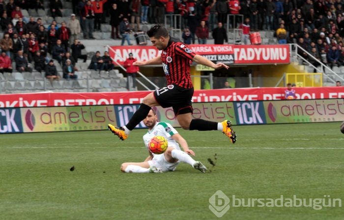 Gençlerbirliği-Bursaspor maçından kareler
