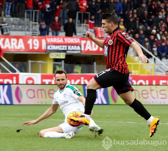 Gençlerbirliği-Bursaspor maçından kareler