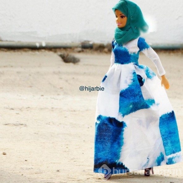 Türbanlı barbie instagram'ı karıştırdı!
