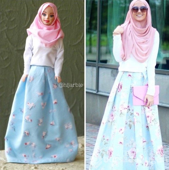 Türbanlı barbie instagram'ı karıştırdı!