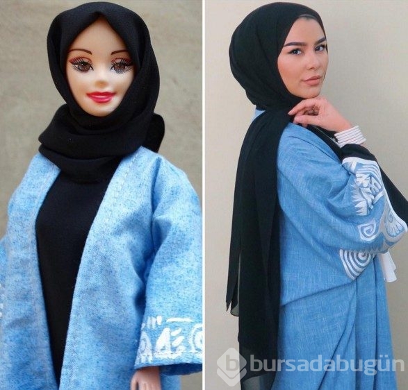 Türbanlı barbie instagram'ı karıştırdı!