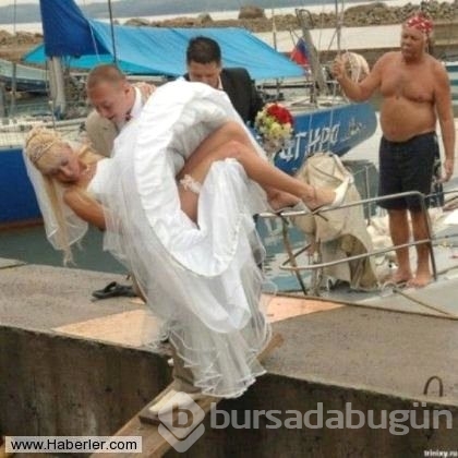 En sıradışı düğün fotoğrafları